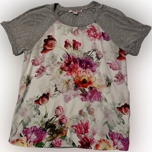 Forever 21 Floral Short Sleeve Top - Size Small